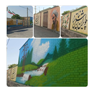 دیوار نو یسی و نقاشی مدرسه